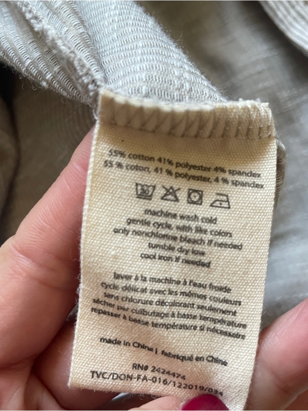 DONNI. Light Gray Open-Front Ribbed Cardigan - Picture 5 of 5